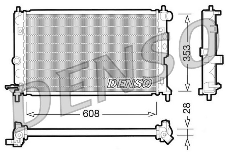 Denso Radiator DRM20027