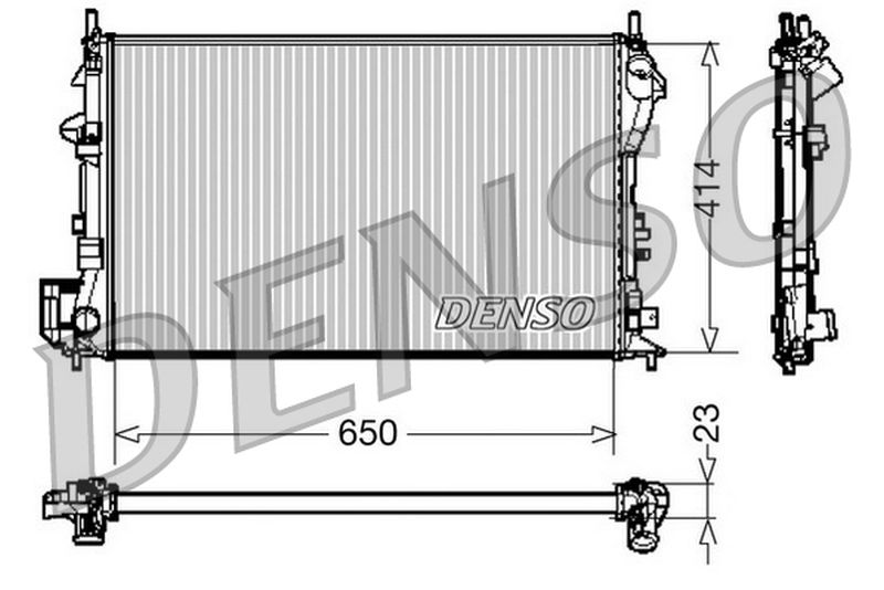 Denso Radiator DRM20028