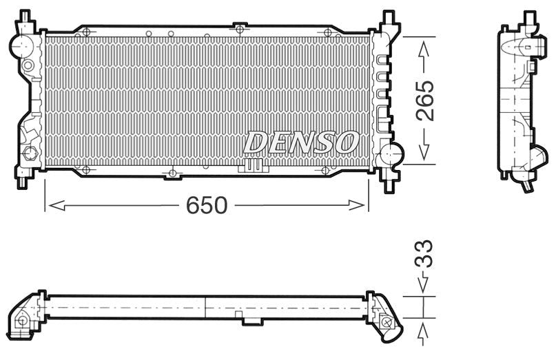 Denso Radiator DRM20036