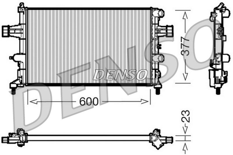 Denso Radiator DRM20081