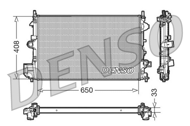 Denso Radiator DRM20088