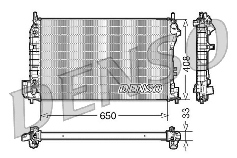Denso Radiator DRM20089