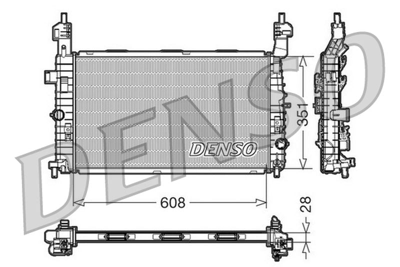 Denso Radiator DRM20091
