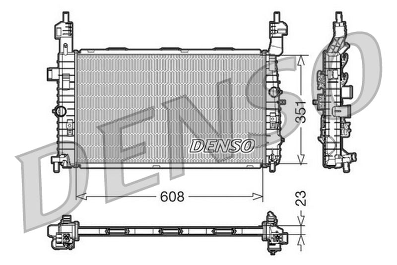 Denso Radiator DRM20092