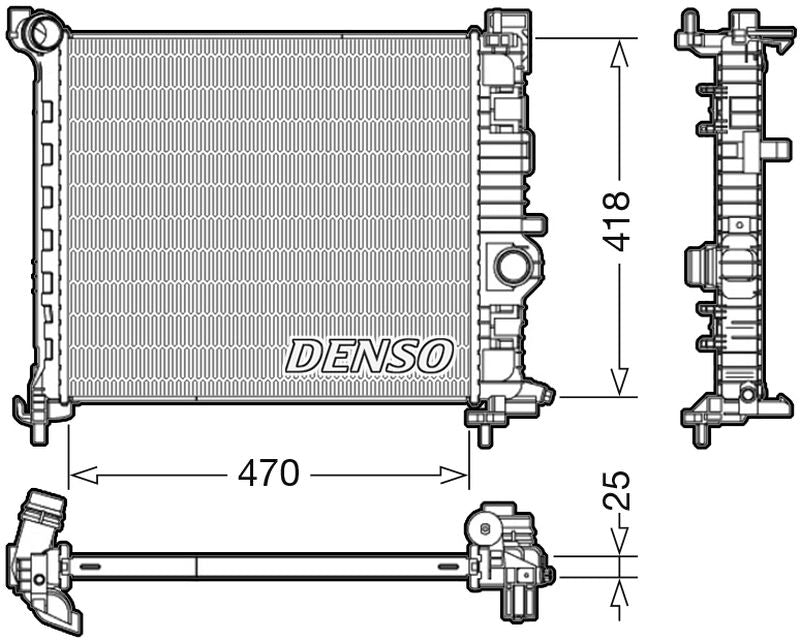 Denso Radiator DRM20115