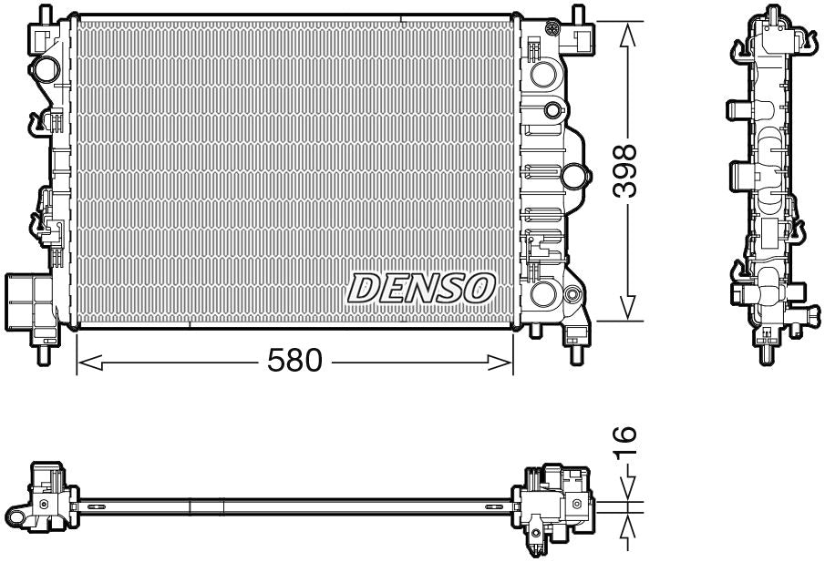 Denso Radiator DRM20117