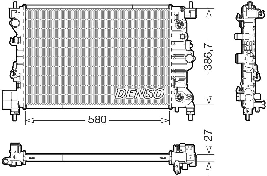 Denso Radiator DRM20131