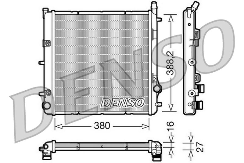 Denso Radiator DRM21005
