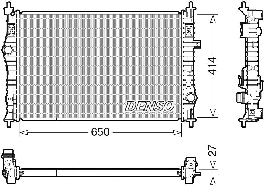 Denso Radiator DRM21104