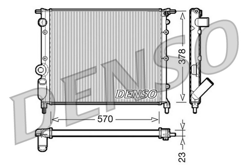 Denso Radiator DRM23013