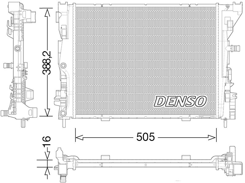 Denso Radiator DRM23035