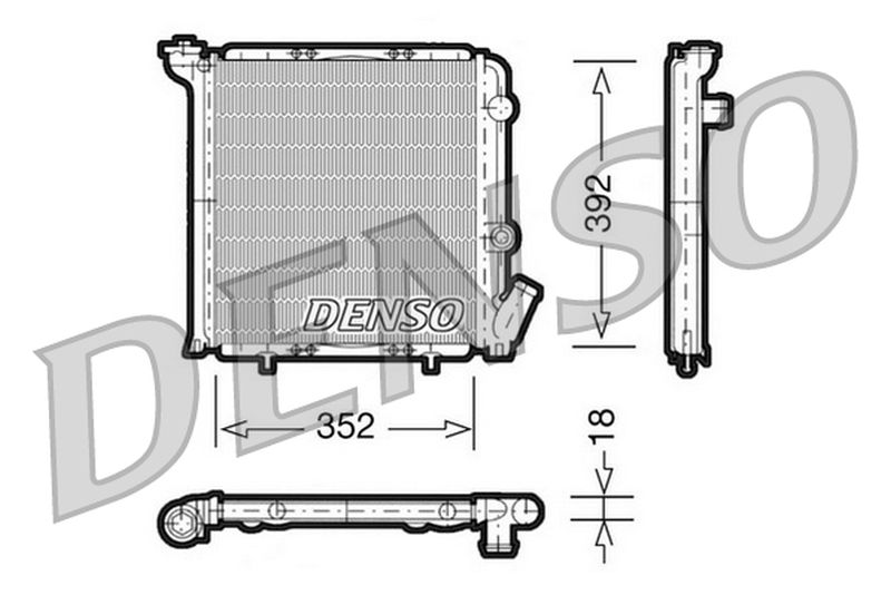 Denso Radiator DRM23071