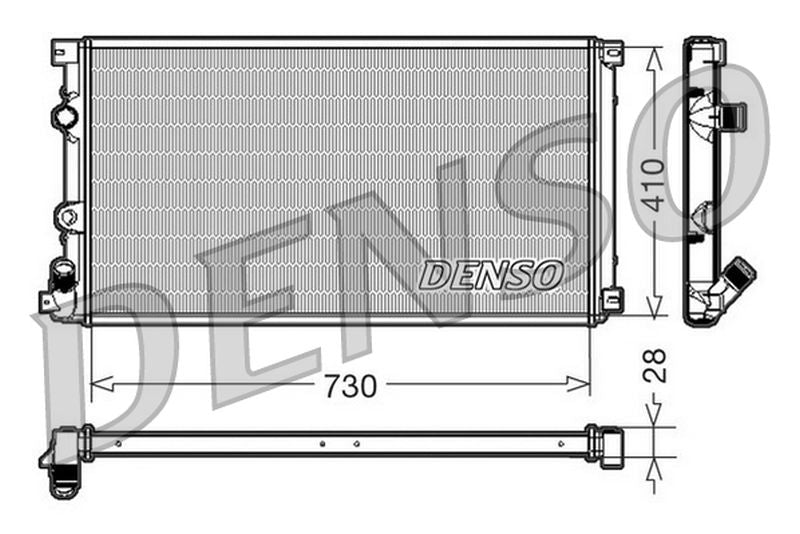 Denso Radiator DRM23090