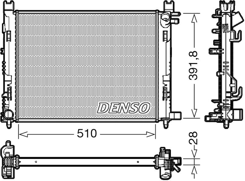 Denso Radiator DRM23109