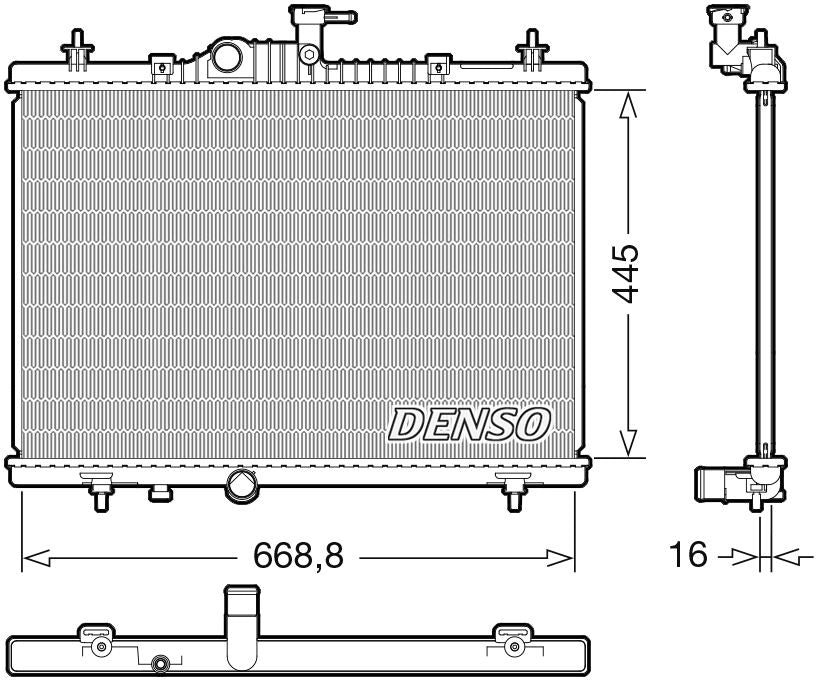 Denso Radiator DRM23118