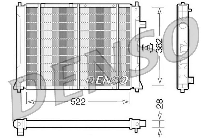 Denso Radiator DRM24014