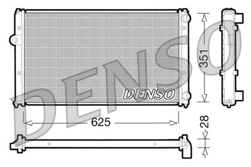 Denso Radiator DRM26001