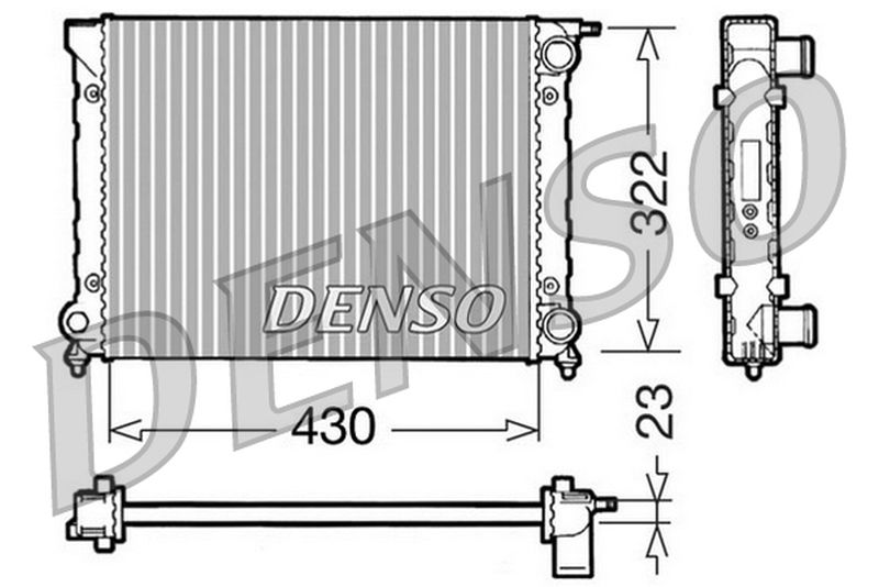Denso Radiator DRM32004