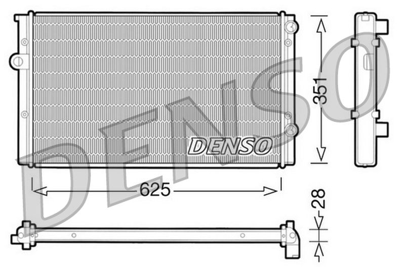 Denso Radiator DRM32008