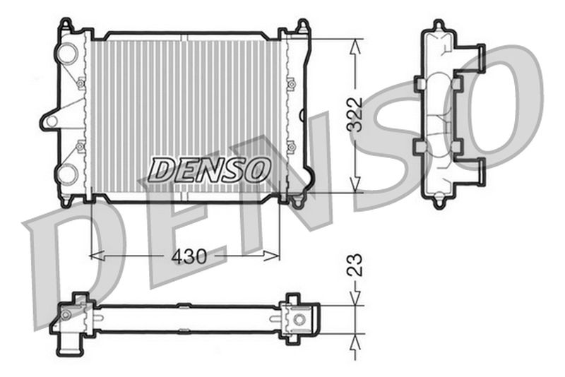 Denso Radiator DRM32033