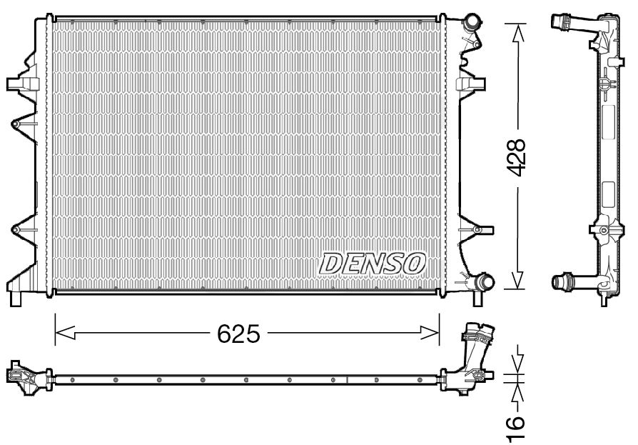 Denso Radiator DRM32047