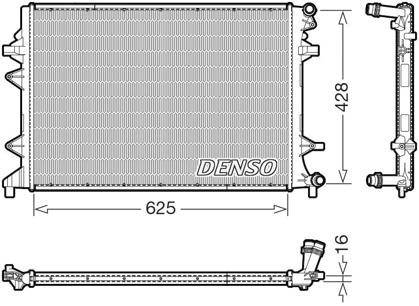Denso Radiator DRM32054