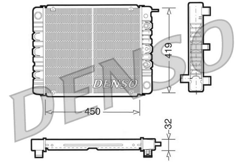 Denso Radiator DRM33002