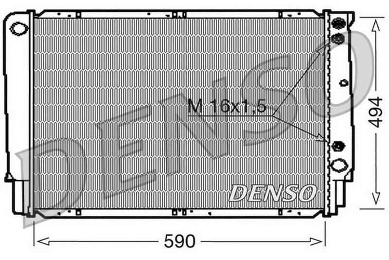 Denso Radiator DRM33053