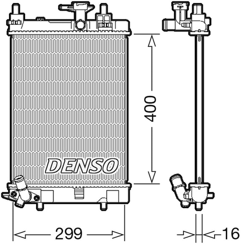 Denso Radiator DRM35003