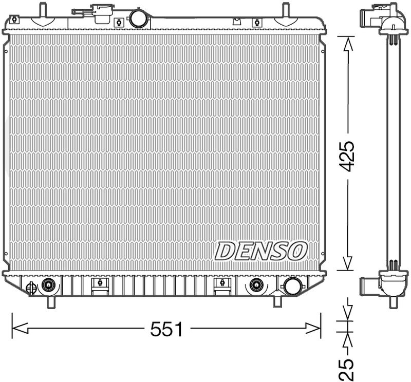 Denso Radiator DRM35005