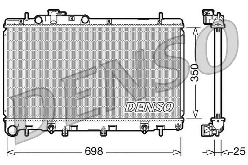Denso Radiator DRM36011