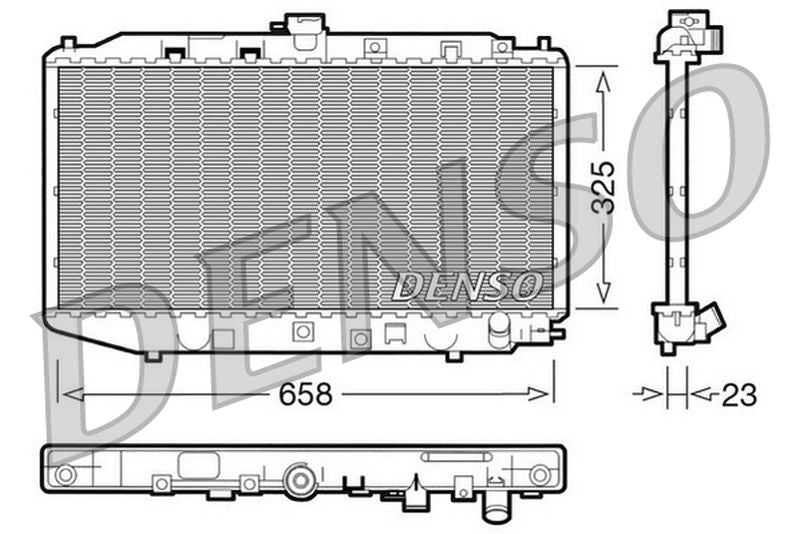 Denso Radiator DRM40002