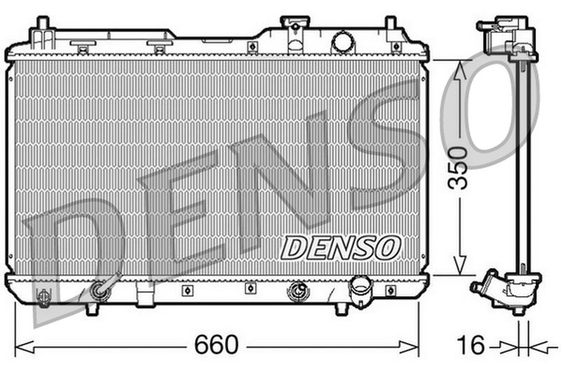 Denso Radiator DRM40010