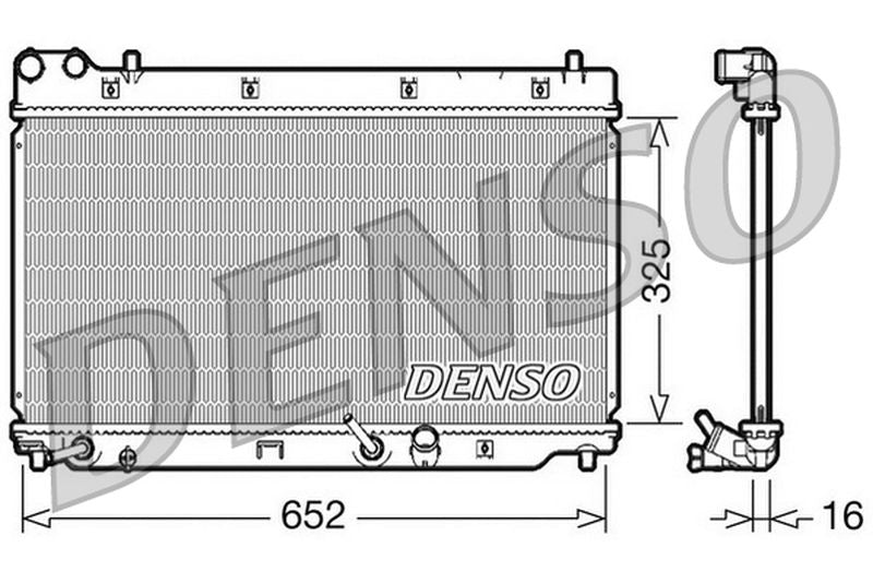 Denso Radiator DRM40014