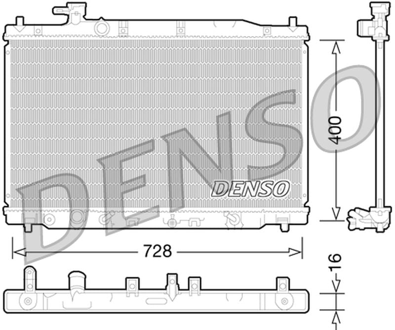 Denso Radiator DRM40030