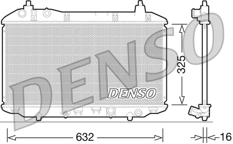 Denso Radiator DRM40031