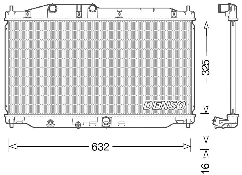 Denso Radiator DRM40043