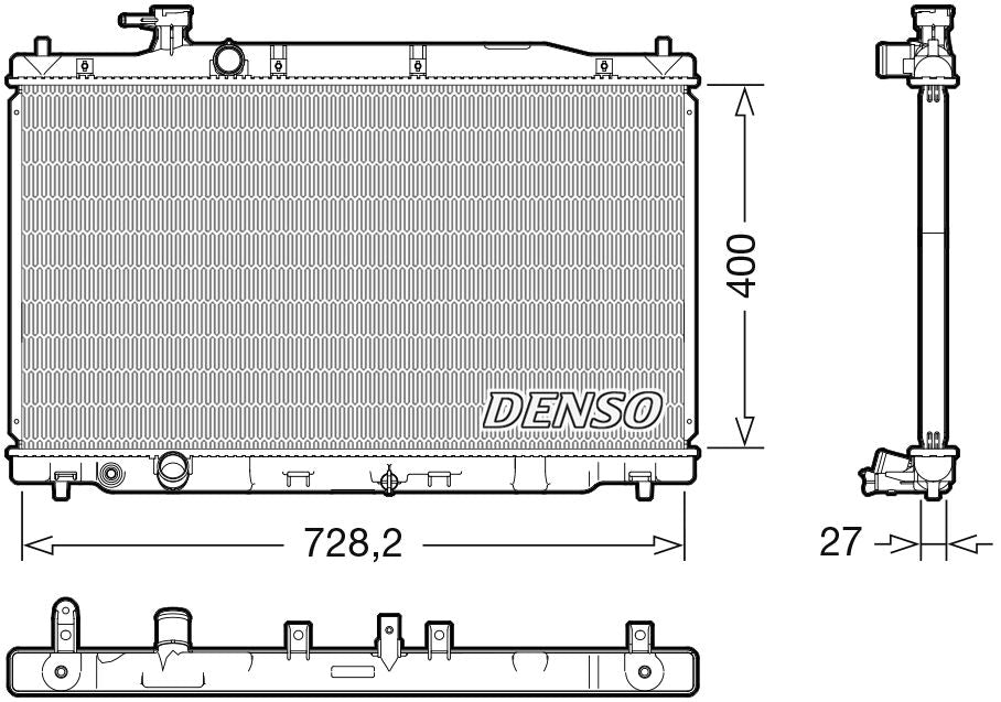 Denso Radiator DRM40050