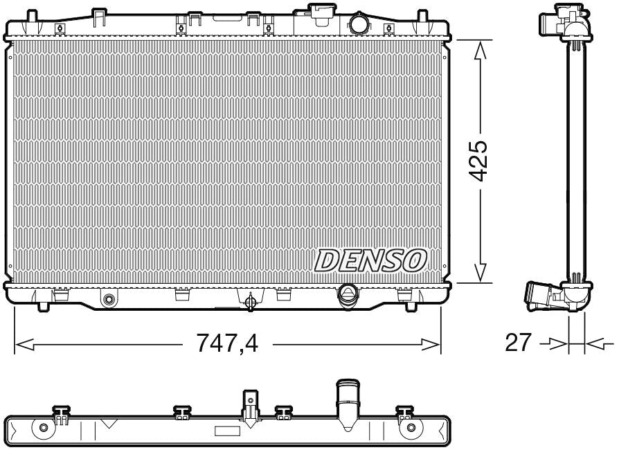 Denso Radiator DRM40052