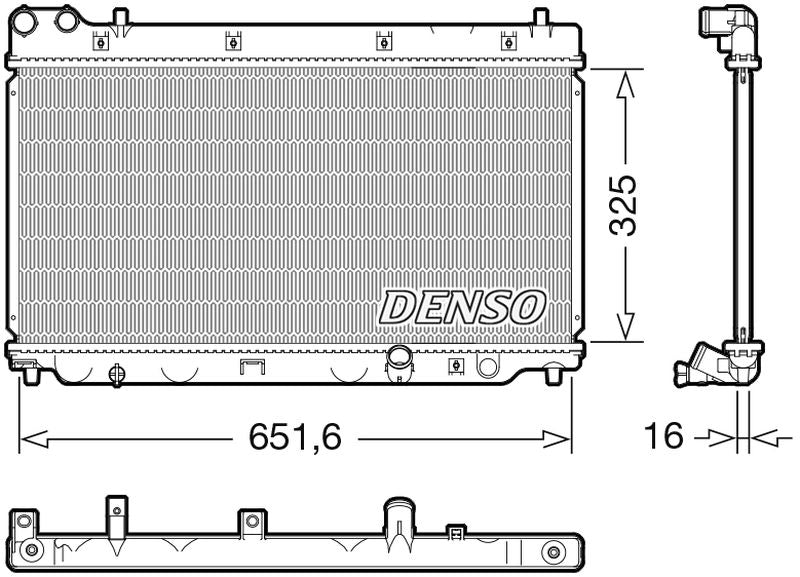 Denso Radiator DRM40055
