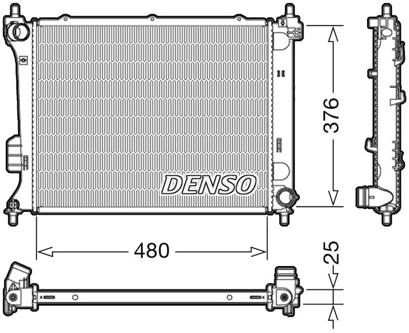 Denso Radiator DRM41011