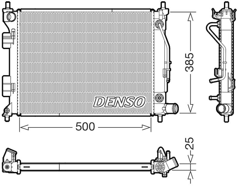 Denso Radiator DRM41033