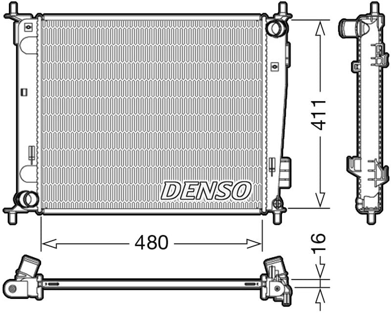 Denso Radiator DRM43003