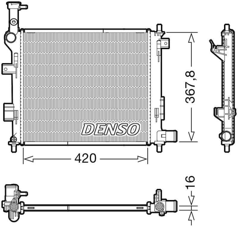 Denso Radiator DRM43005