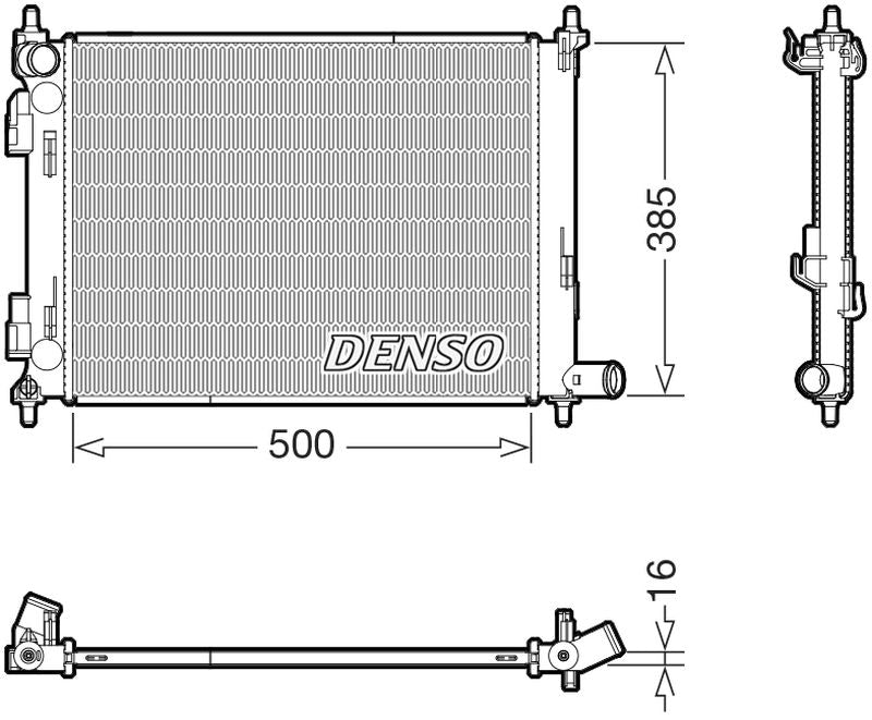 Denso Radiator DRM43013