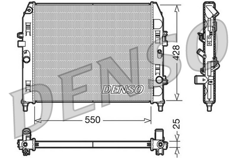 Denso Radiator DRM44008