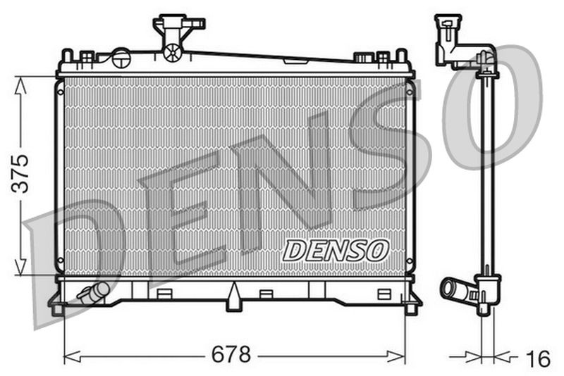 Denso Radiator DRM44010