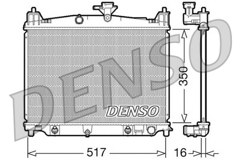 Denso Radiator DRM44019