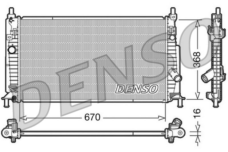 Denso Radiator DRM44020