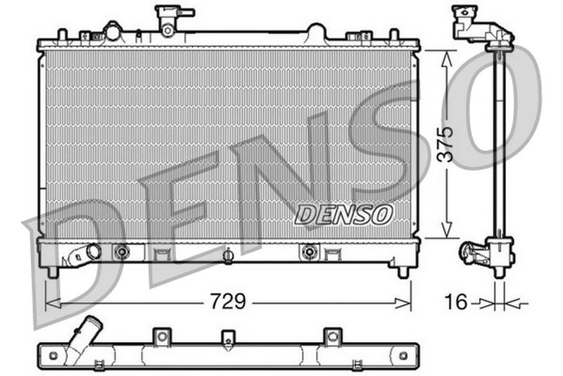 Denso Radiator DRM44022